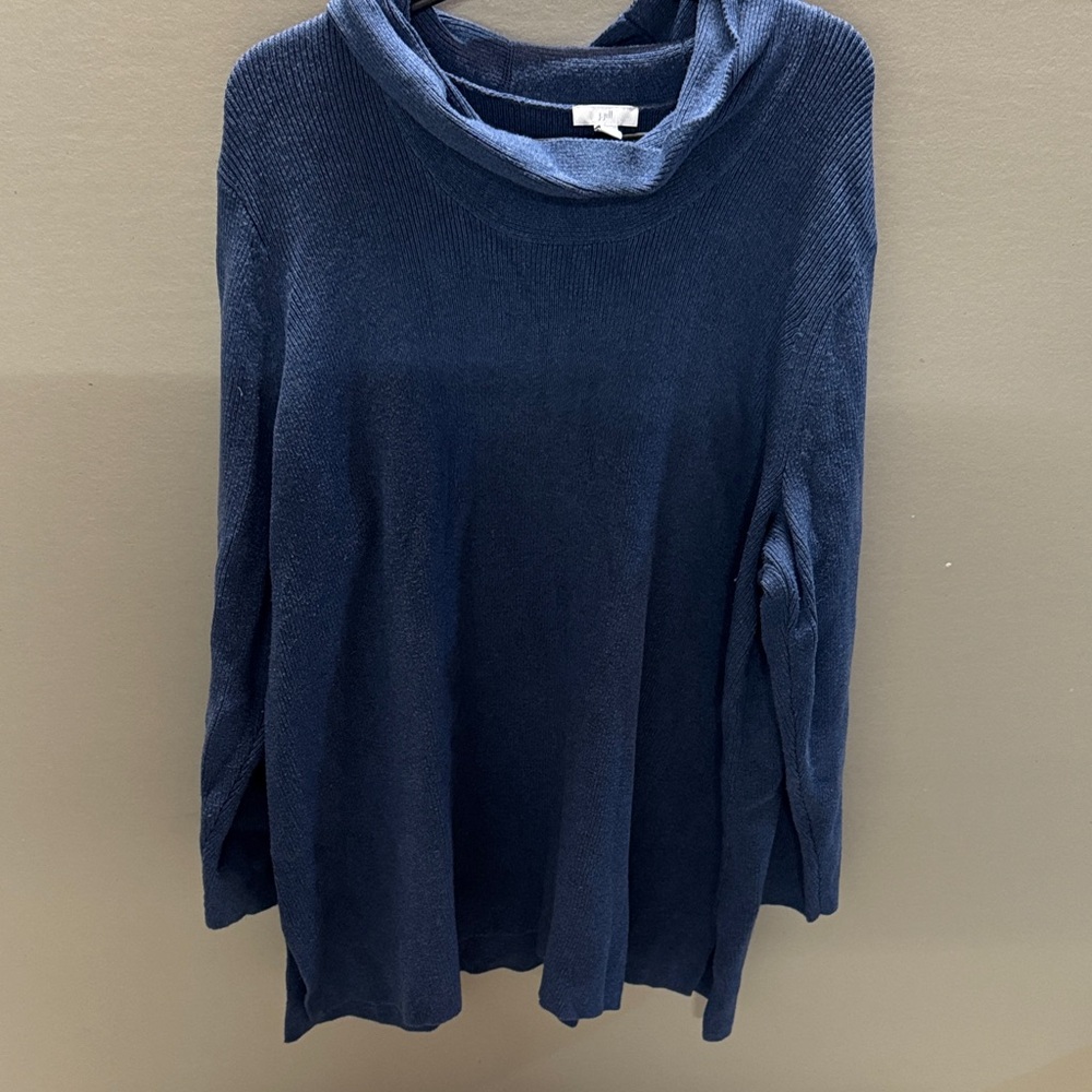 J Jill Women's Navy Blue Sweater
